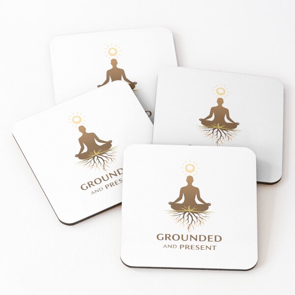 Item preview, “Grounded and Present – Minimal Meditation & Mindfulness Design” designed and sold by RALYSHOP.