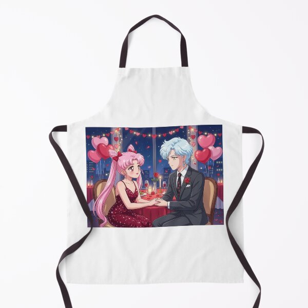 Item preview, ChibiUsa and Helios on a Valentine's Date designed and sold by Solace Sparkles.