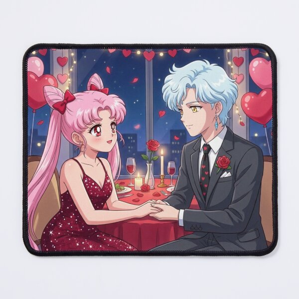 Item preview, ChibiUsa and Helios on a Valentine's Date designed and sold by Solace Sparkles.