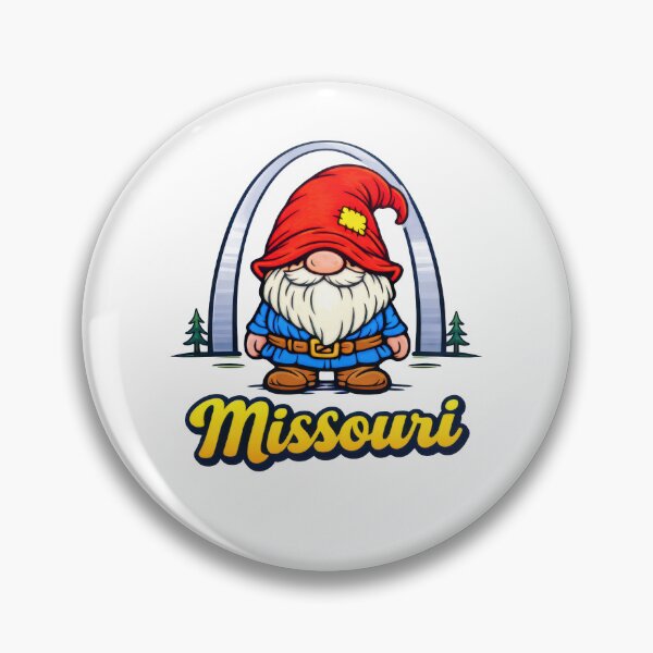Item preview, Missouri Gnome Under the Gateway Arch Illustration designed and sold by Moriarty's Digital Visions.