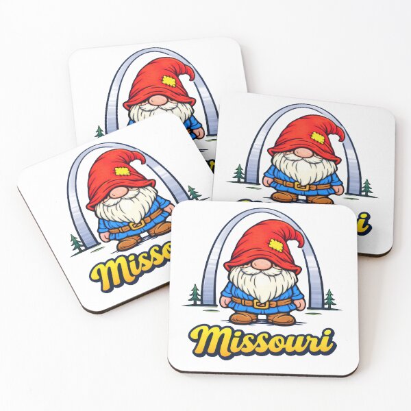 Item preview, Missouri Gnome Under the Gateway Arch Illustration designed and sold by Moriarty's Digital Visions.