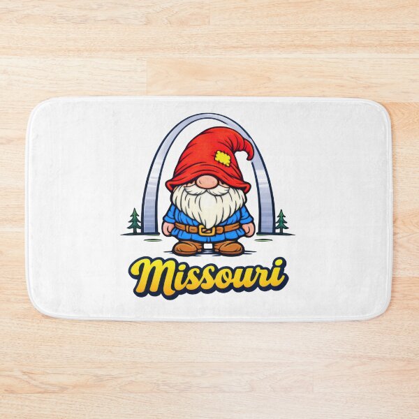 Item preview, Missouri Gnome Under the Gateway Arch Illustration designed and sold by Moriarty's Digital Visions.