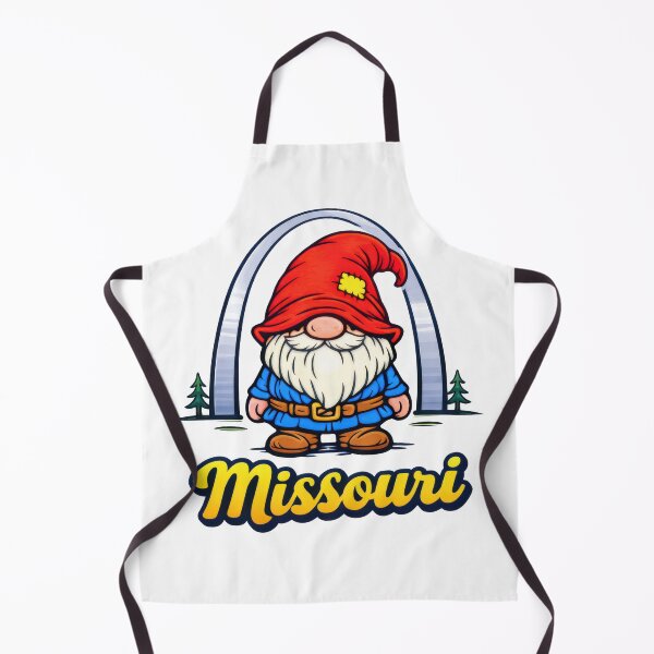 Item preview, Missouri Gnome Under the Gateway Arch Illustration designed and sold by Moriarty's Digital Visions.