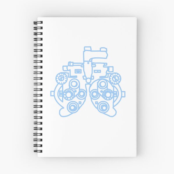 Item preview, Light blue phoropter line drawing designed and sold by sammwint.