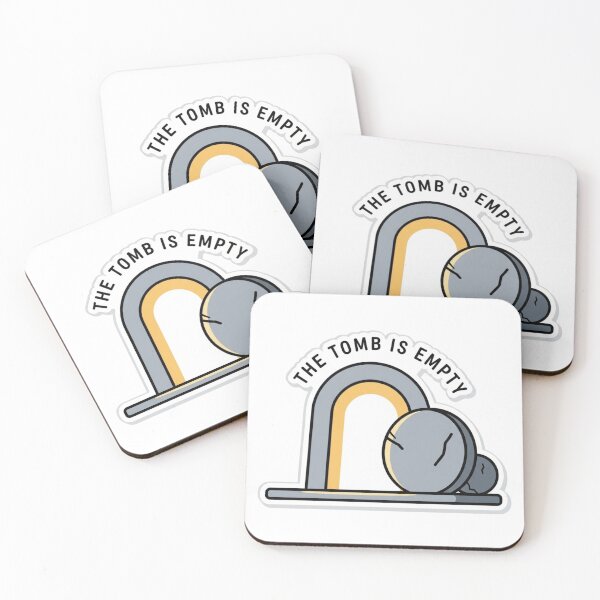 Item preview, The Tomb Is Empty Easter Sticker designed and sold by Illustrated Faith.