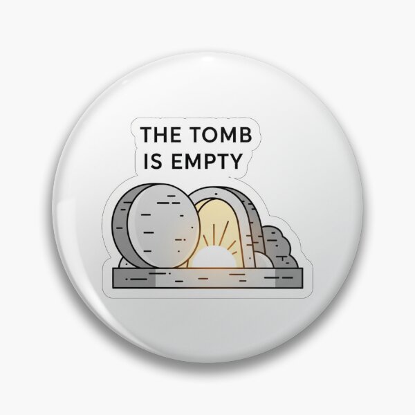 Item preview, The Tomb Is Empty Easter Sticker designed and sold by Illustrated Faith.