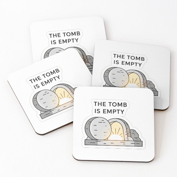 Item preview, The Tomb Is Empty Easter Sticker designed and sold by Illustrated Faith.