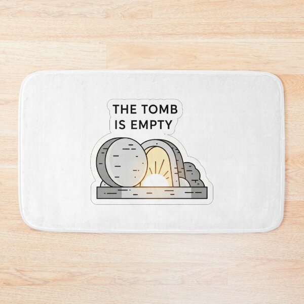 Item preview, The Tomb Is Empty Easter Sticker designed and sold by Illustrated Faith.