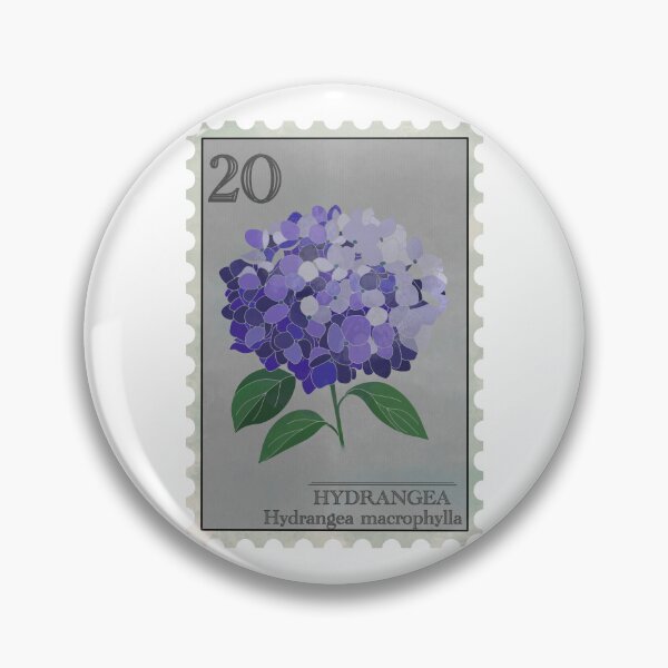 Item preview, Hydrangea Flower Stamp designed and sold by Lillilia.