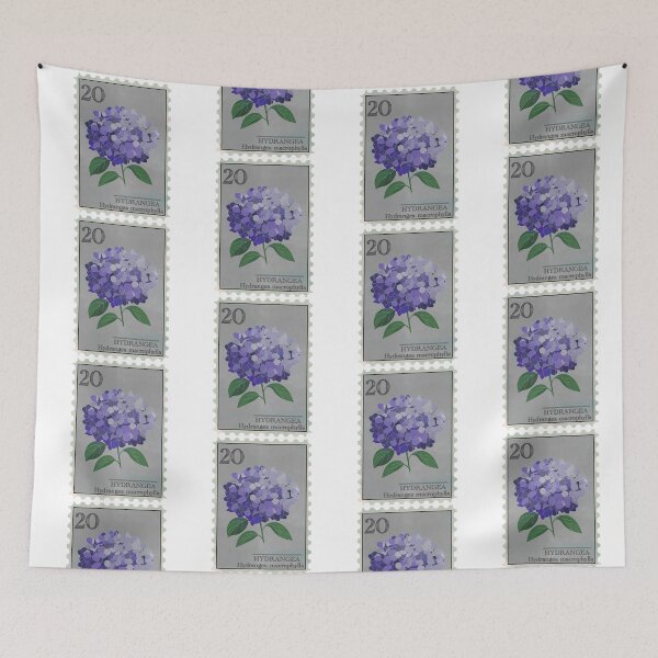 Item preview, Hydrangea Flower Stamp designed and sold by Lillilia.