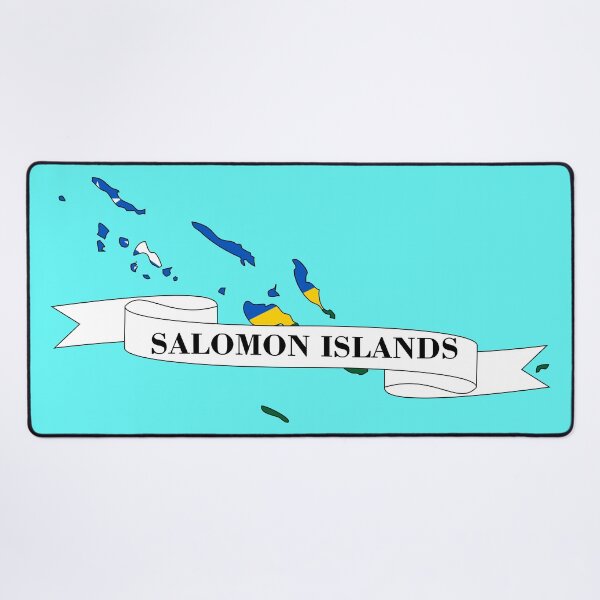 Item preview, Map of the Solomon Islands flag designed and sold by visual adventures.