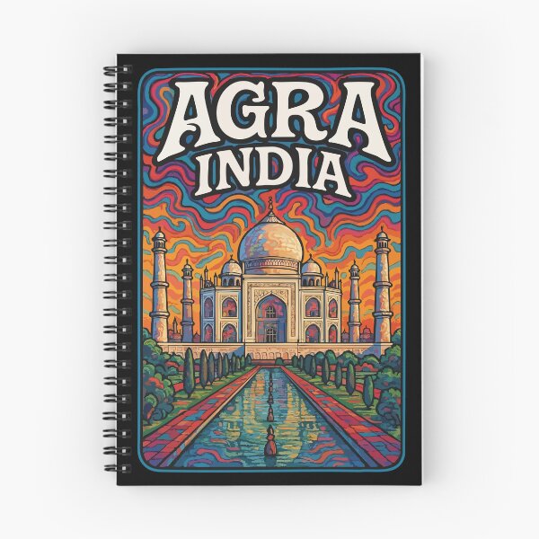 Item preview, Agra India Trippy Art Travel designed and sold by TomFrontierArt.