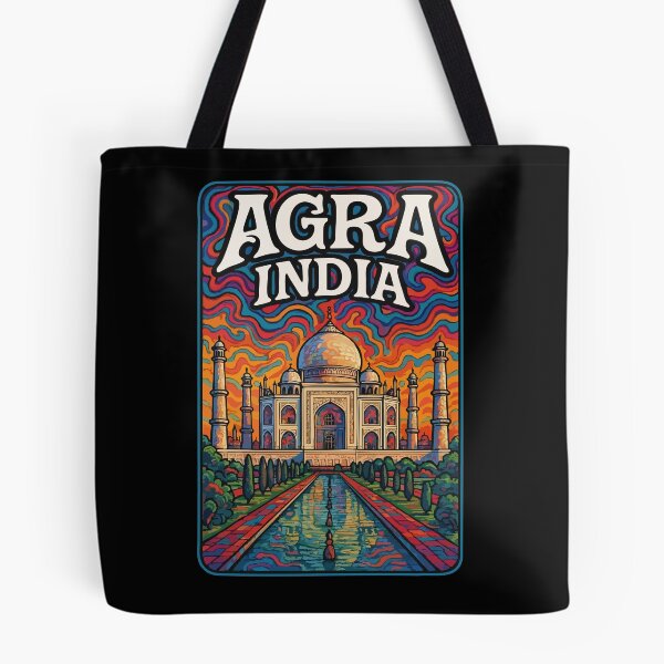 Item preview, Agra India Trippy Art Travel designed and sold by TomFrontierArt.