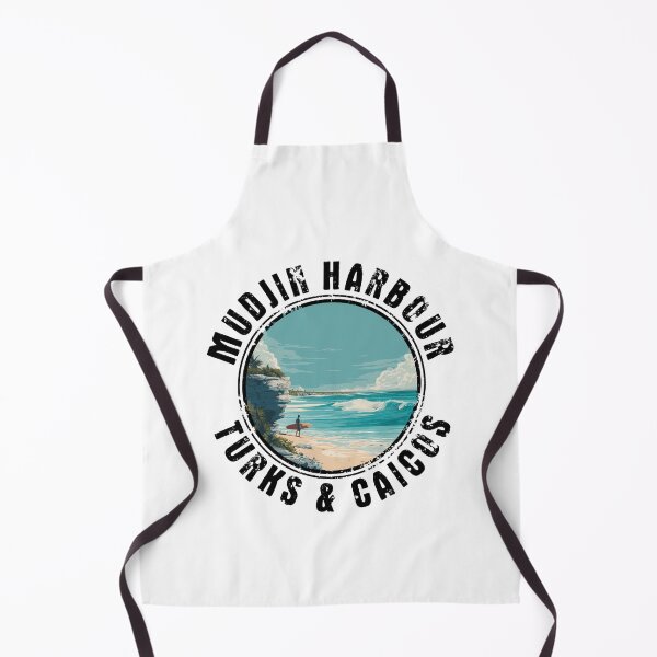 Item preview, Mudjin Harbour - Turks And Caicos (with Black Lettering) designed and sold by VelvetRoom.