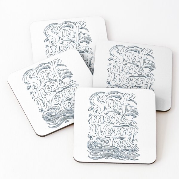 Item preview, Surf More Worry Less  designed and sold by robro31.