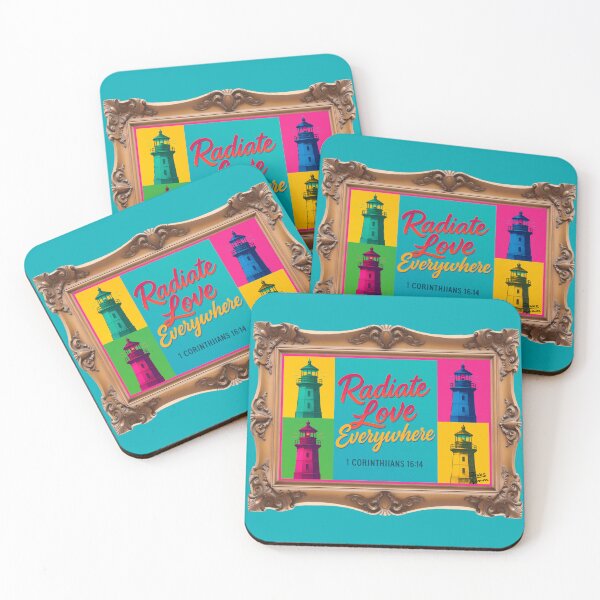 Item preview, Radiate Love Everywhere – Colorful Christian Pop Art designed and sold by Pastor Reeves Studio.