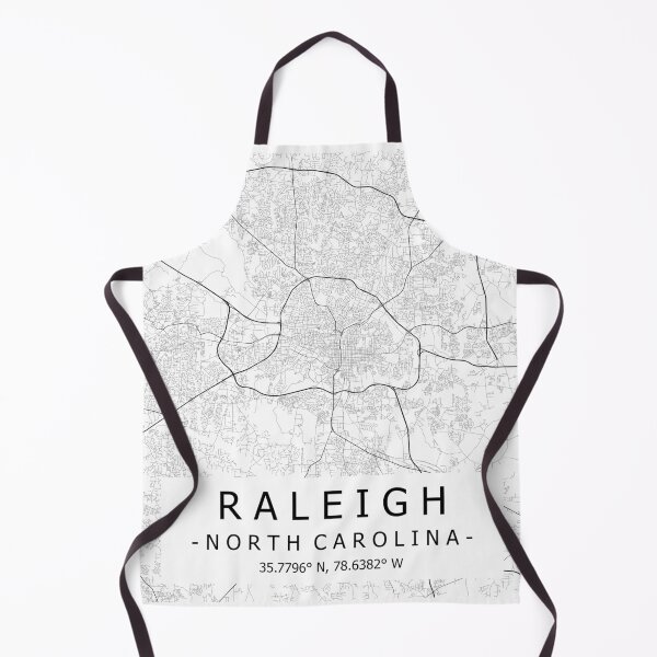 Item preview, Minimalist map of Raleigh, North Carolina (square) designed and sold by sweetmaps.