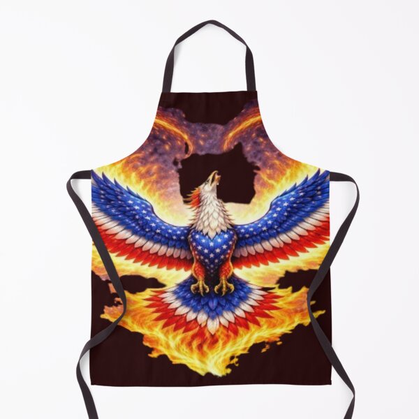 Item preview, Patriotic Phoenix Rising in Flames designed and sold by Create Nest.