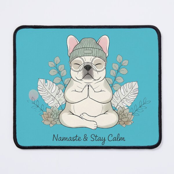 Item preview, Zen Woofer - Meditating Frenchie Yoga Master designed and sold by ArtCrafter13.