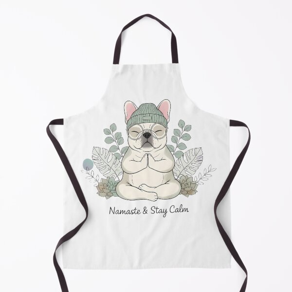 Item preview, Zen Woofer - Meditating Frenchie Yoga Master designed and sold by ArtCrafter13.