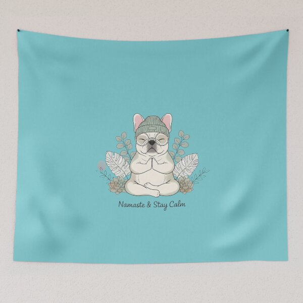 Item preview, Zen Woofer - Meditating Frenchie Yoga Master designed and sold by ArtCrafter13.