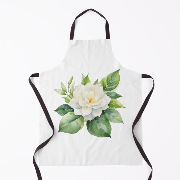 Item preview, White Gardenia Watercolor Botanical Wall Art designed and sold by sana designer.