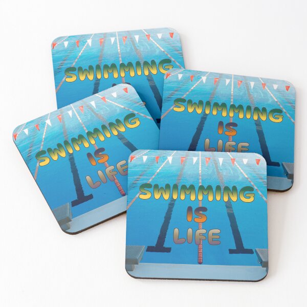 Item preview, Swimming Is Life Design #1 designed and sold by Holy JM Designs.