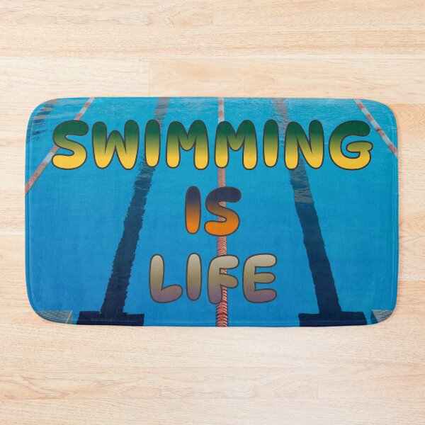 Item preview, Swimming Is Life Design #1 designed and sold by Holy JM Designs.