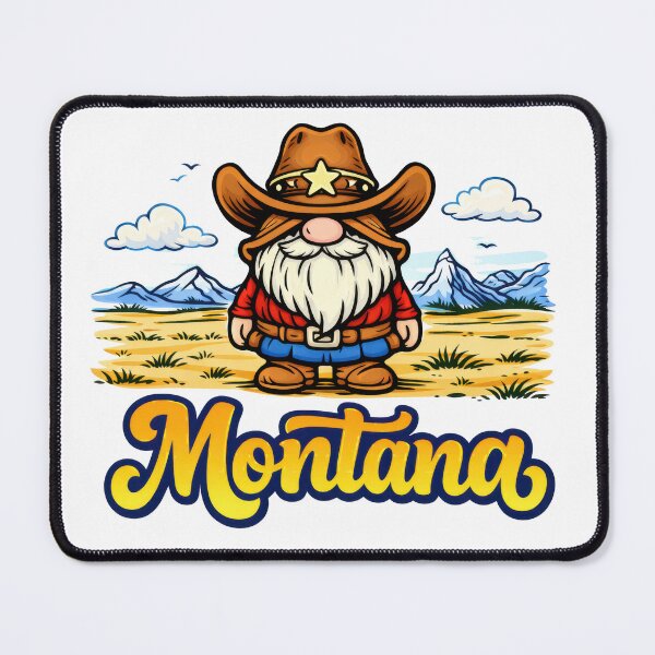 Item preview, Montana Gnome on the Open Plains designed and sold by Moriarty's Digital Visions.