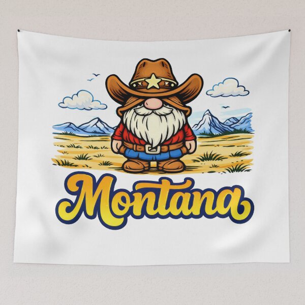 Item preview, Montana Gnome on the Open Plains designed and sold by Moriarty's Digital Visions.