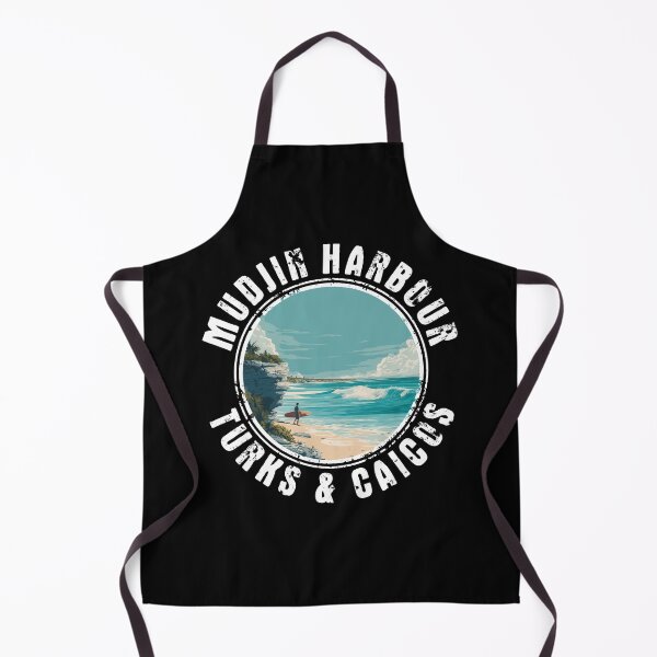 Item preview, Mudjin Harbour - Turks And Caicos (with White Lettering) designed and sold by VelvetRoom.