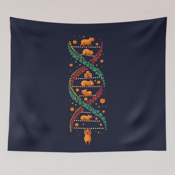 Item preview, Capybara DNA Science Art - Funny Biology Double Helix designed and sold by erion5k.