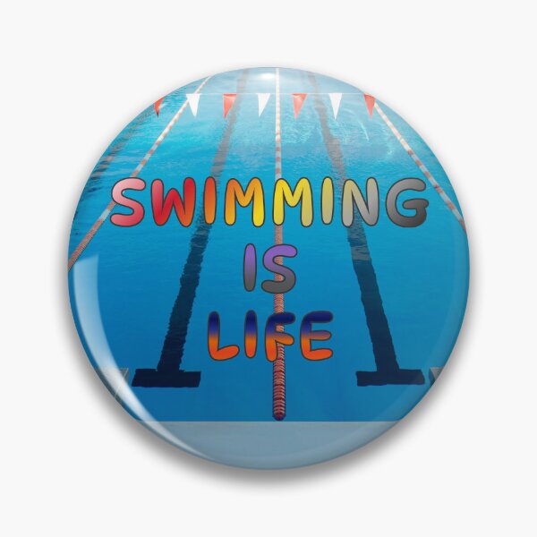 Item preview, Swimming Is Life Design #2 designed and sold by Holy JM Designs.