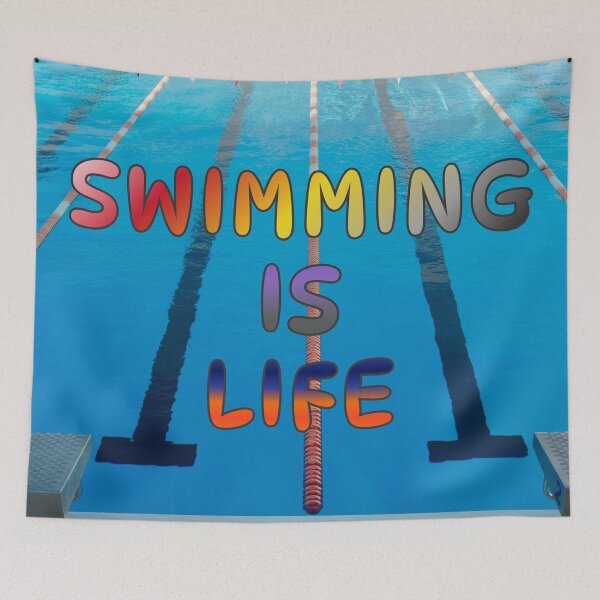 Item preview, Swimming Is Life Design #2 designed and sold by Holy JM Designs.