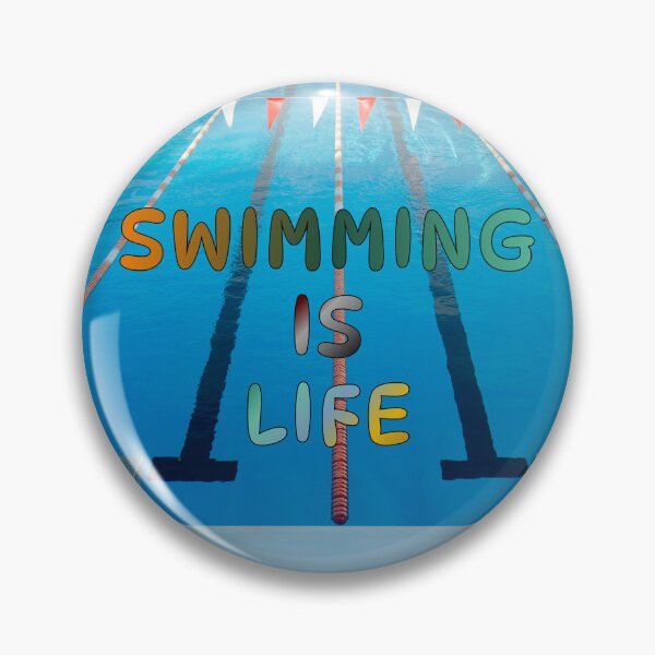 Item preview, Swimming Is Life Design #3 designed and sold by Holy JM Designs.
