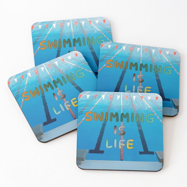 Item preview, Swimming Is Life Design #3 designed and sold by Holy JM Designs.