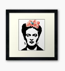 Frida Kahlo T Shirt, Original Poster Design for Men, Women, Kids Framed Print