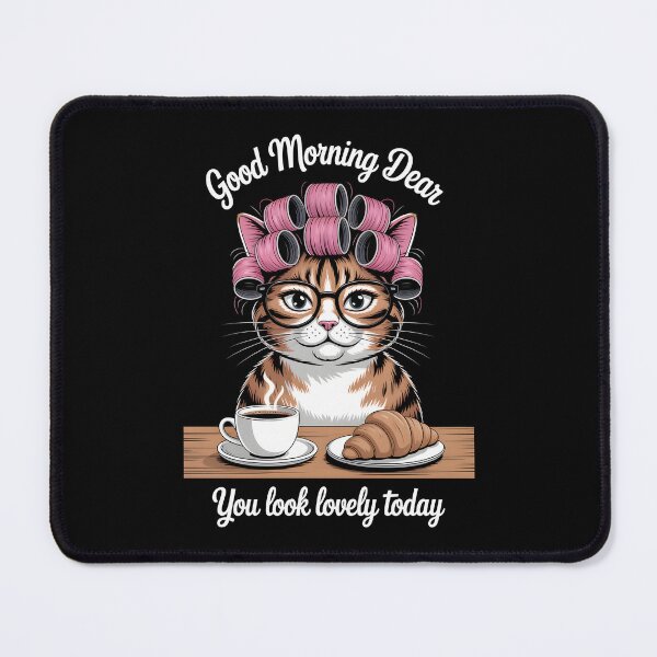 Item preview, Cat, Coffee and Curlers... Cartoon designed and sold by Museum Of Non-Existing Art.