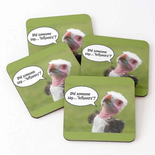Item preview, Did Someone Say Leftovers? | Funny Vulture Bird Meme designed and sold by VistaPainterArt.