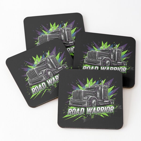 Item preview, Road Warrior - Neon Toxic Trucker Design designed and sold by BounoWorld.
