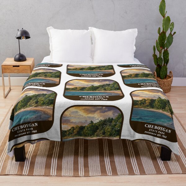 Item preview, Vintage Cheboygan State Park (Michigan) designed and sold by RabbitK.