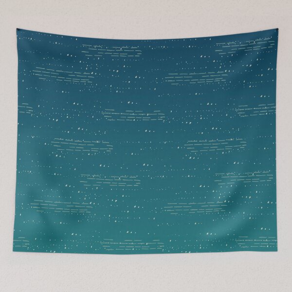 Item preview, Teal Ombre Dot Dash designed and sold by ArtOfSheri.
