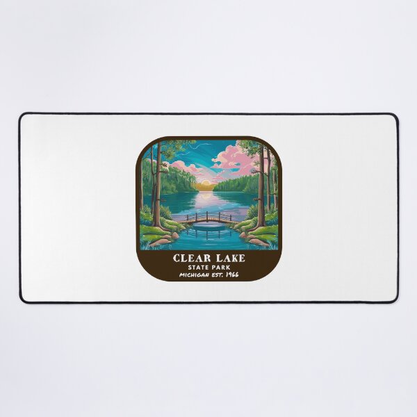 Item preview, Vintage Clear Lake State Park (Michigan) designed and sold by RabbitK.