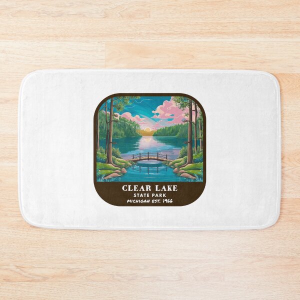 Item preview, Vintage Clear Lake State Park (Michigan) designed and sold by RabbitK.