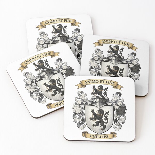 Item preview, The Phillips Family Coat of Arms designed and sold by BagTown Clans.