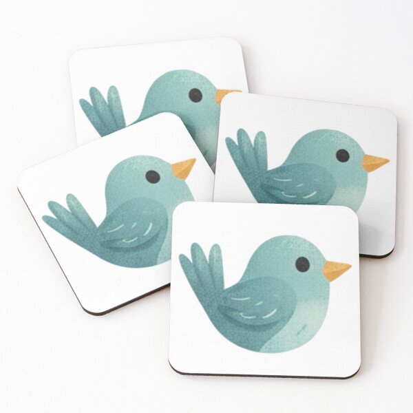 Item preview, Cute Little Bird – Pastel Little Paws Illustration designed and sold by Foxia-Illustria.