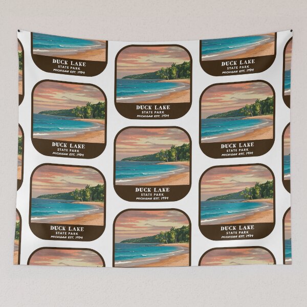 Item preview, Vintage Duck Lake State Park (Michigan) designed and sold by RabbitK.
