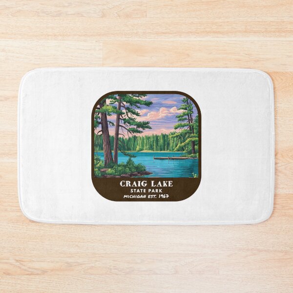 Item preview, Vintage Craig Lake State Park (Michigan) designed and sold by RabbitK.