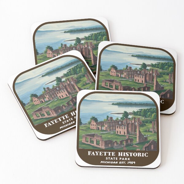 Item preview, Vintage Fayette Historic State Park (Michigan) designed and sold by RabbitK.