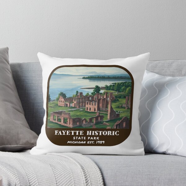 Item preview, Vintage Fayette Historic State Park (Michigan) designed and sold by RabbitK.